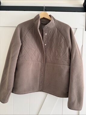 GAP Fit Fleece Jacket - Taupe Brown